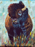 Vibrant Bison
 by Sarah Mitchell
