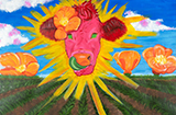 California s Sunshine Cow by Andrea Valencia-Zepeda