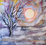 Iowa Winter Morning by Rhea Swanston