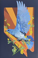 Bluebird Finds Home by Micah Campisi