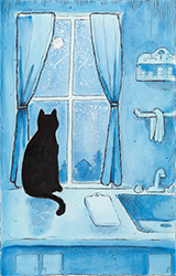 Black as Midnight by Genevieve Burtner