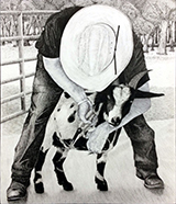 Ziegen Hufschneiden by Caroline Russell