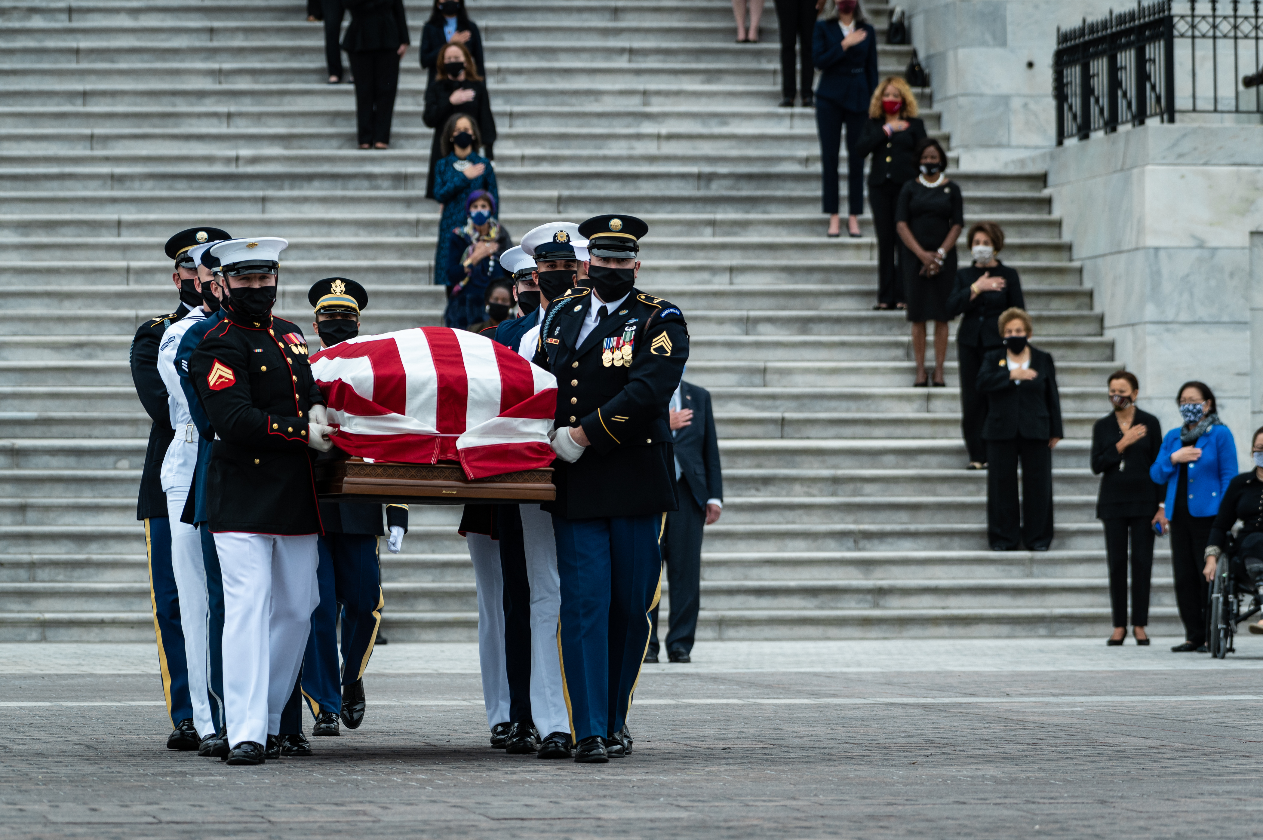 Justice Ginsburg was honored at the U.S. Capitol on Friday, September 25, 2020. 