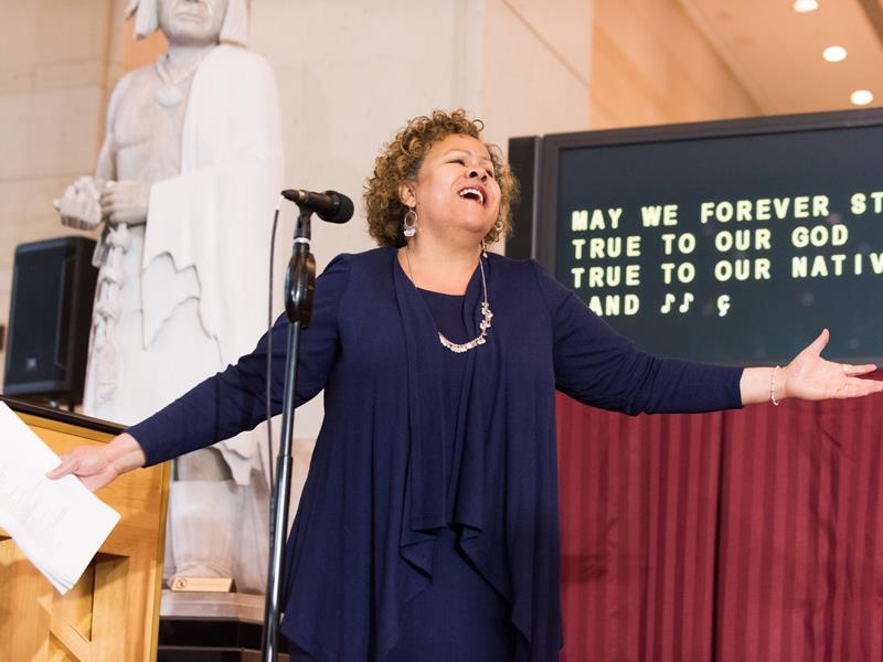 Dr. Louise Toppin, a soprano from the University of North Carolina At Chapel Hill